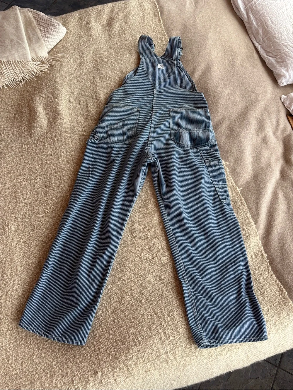 Vintage Lee Engineer Striped Bibs